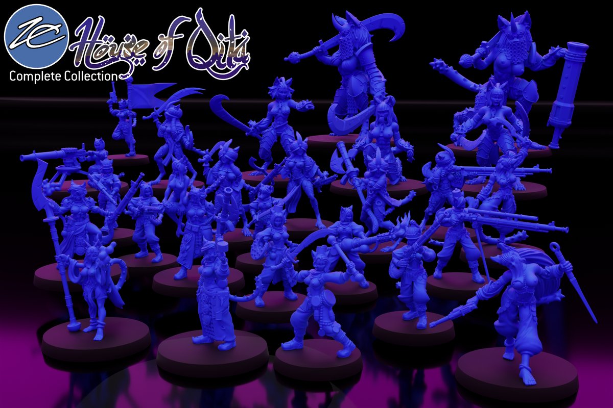 ZeDarkWorks's tweet photo. The House of Qita are prepared to stalk the trenches! To wind their foes in obscuring silk and drive blades through their hearts. The complete warband is now available as a bundle, though all are available individually as well! 
https://t.co/0gNKoIIhDh
https://t.co/s1R9uIUYcU https://t.co/LYrOkq7UaP