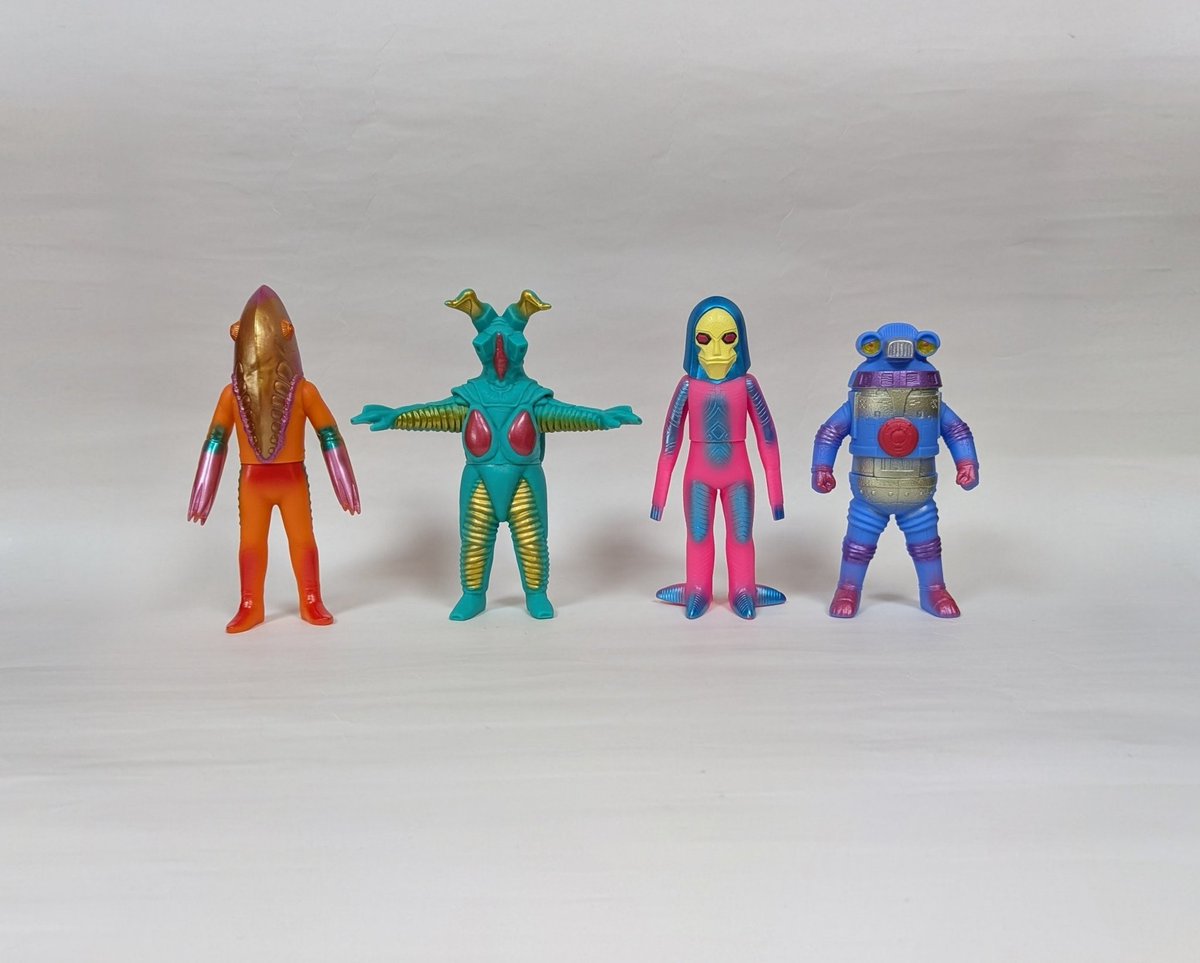 KAIJU COLORS2を購入してきた！ ポップなカラーリングの怪獣ソフビ