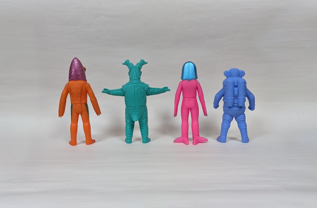 KAIJU COLORS2を購入してきた！ ポップなカラーリングの怪獣ソフビ