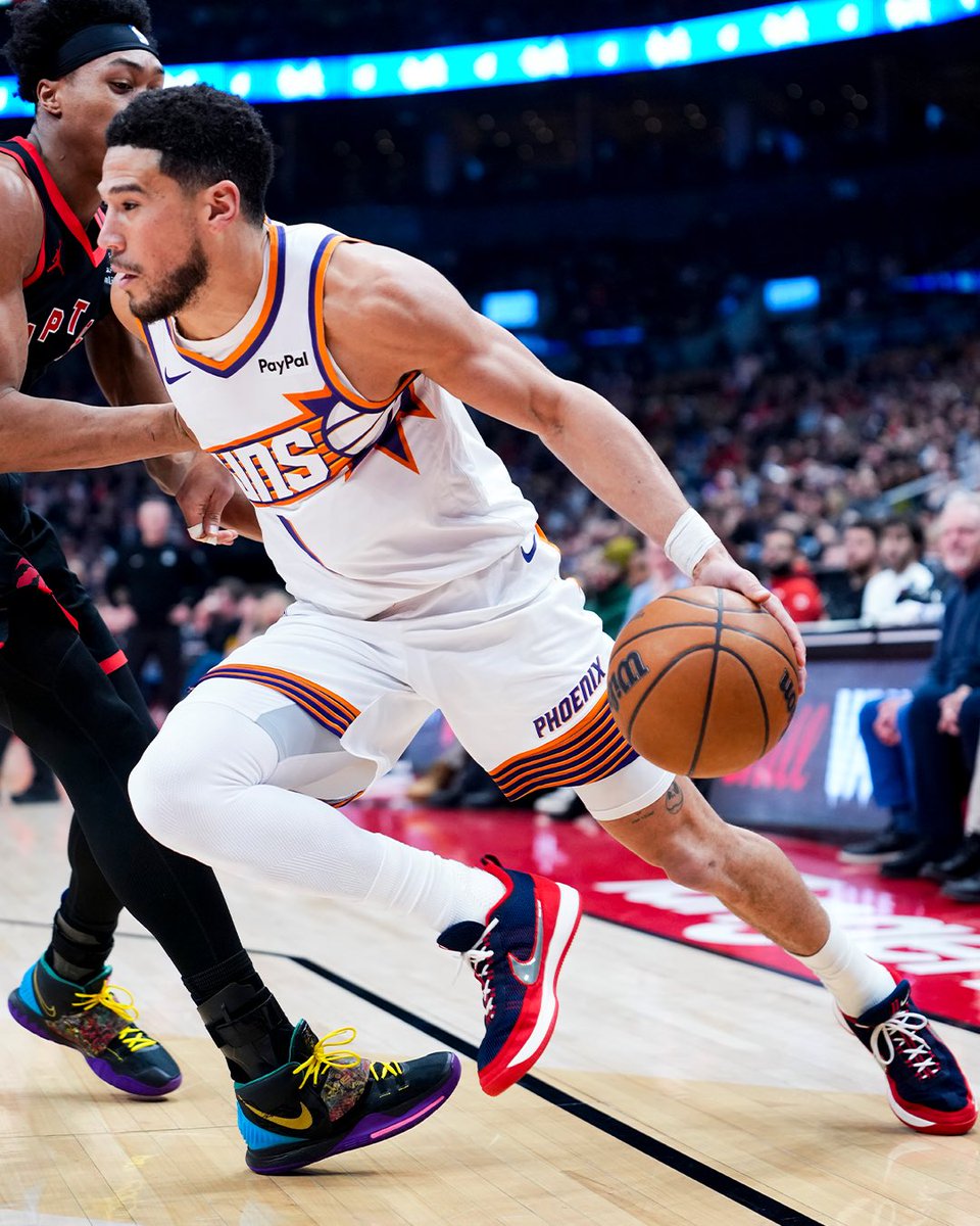 Devin Booker wearing a new 
