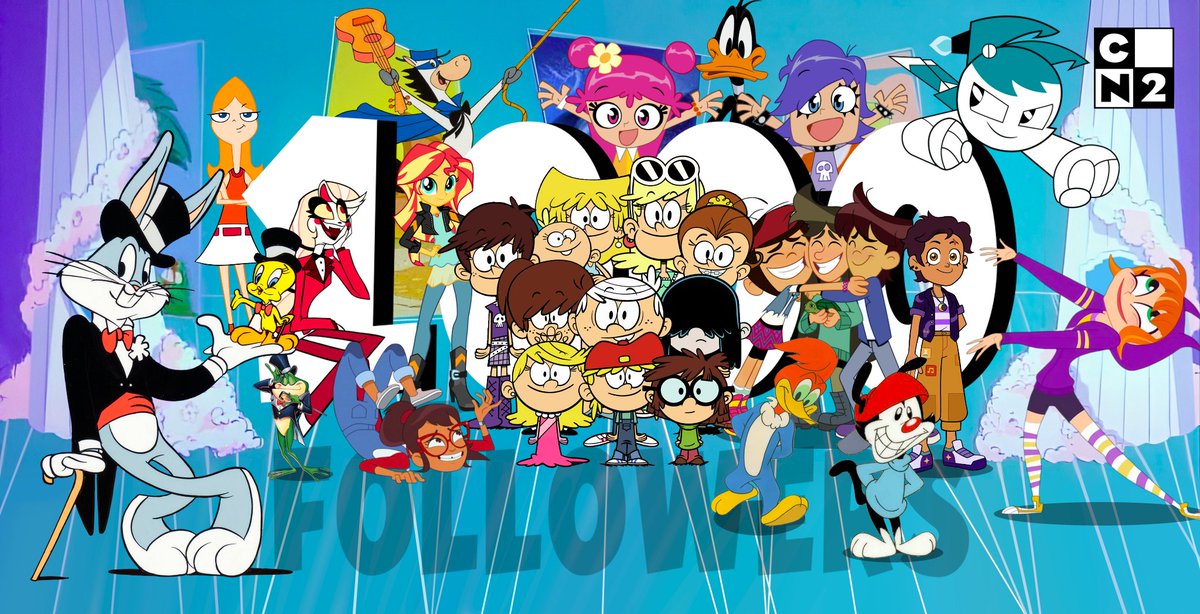 CN_Two's tweet image. Thanks for my 1000 followers on Twitter/X.

Thank you for following me on Twitter/X 
(despise how this website was/is).

#phineasandferb #HaileysOnIt #DisneyChannel
#dcshg #dcsuperherogirls #CartoonNetwork #hihipuffyamiyumi
#looneytunes #bugsbunny
#nickelodeon #theloudhouse
