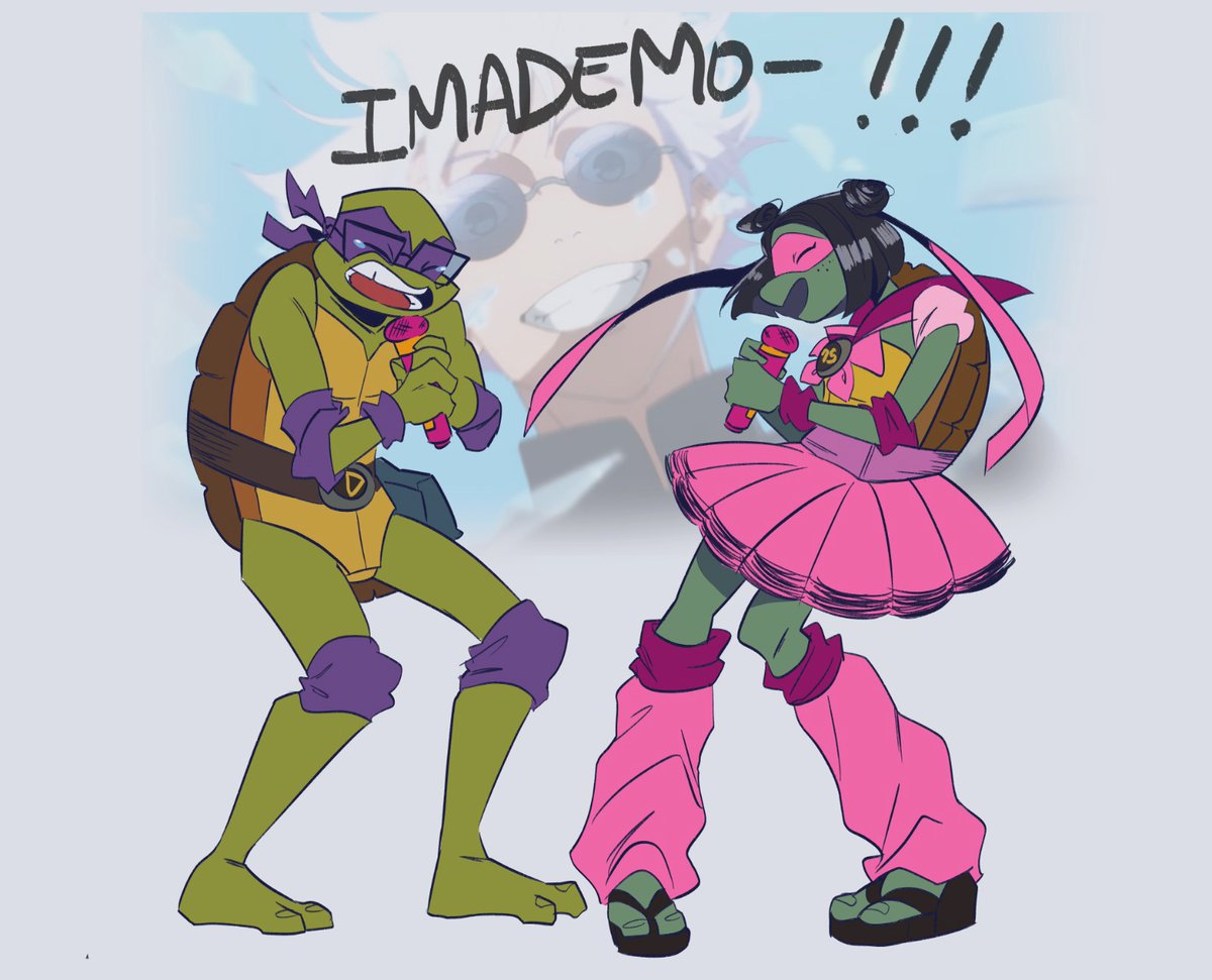 nanakase_01's tweet photo. Karaoke with bestie 🗣️🩷💜

#tmntoc #tottmnt #talesofthetmnt #donnie https://t.co/ywQTQv6XMk
