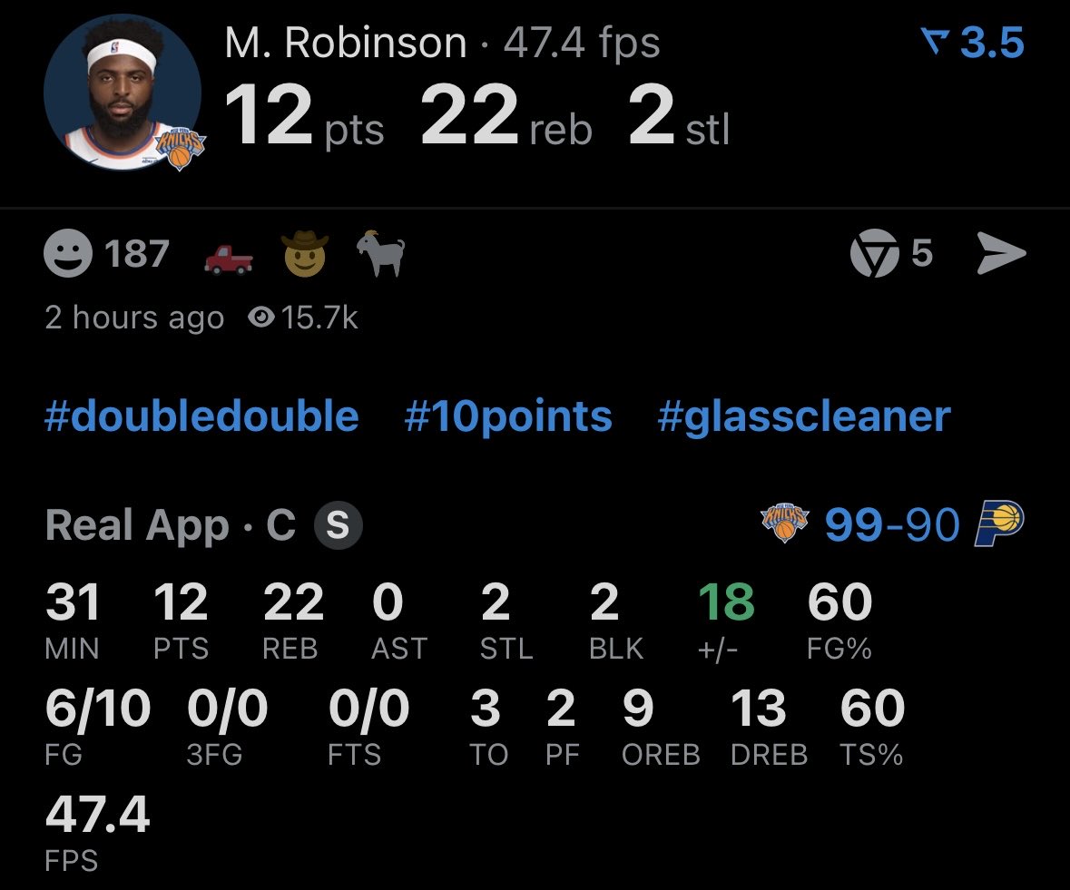 Mitchell Robinson Lover tweet media