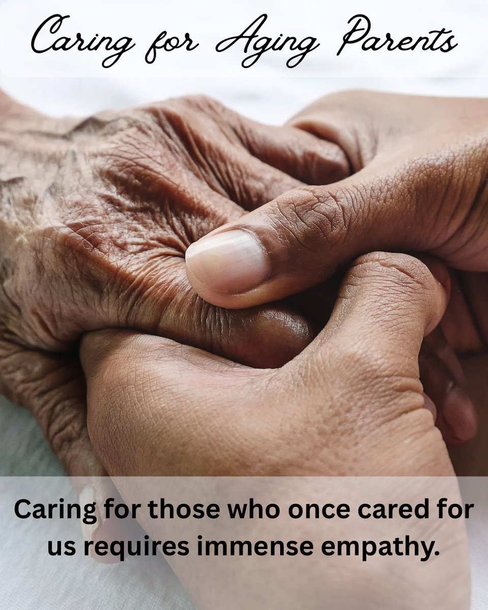 Caring for those who once cared for us requires immense Empathy. If you are navigating conversations about health or safety with aging parents, remember the "40/70 Rule": If you’re 40 and they’re 70, it’s time to talk. Start from a place of curiosity, not control. #aging