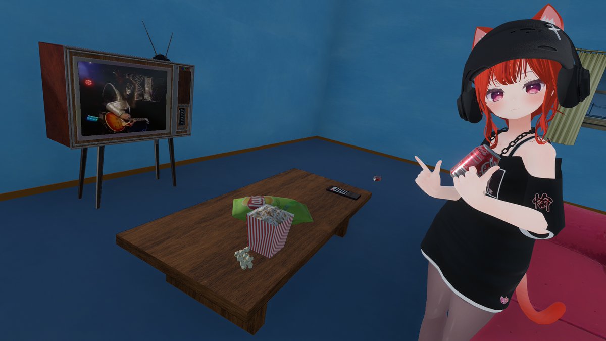 TanossyJp's tweet photo. まさかBeavis&Butheadの部屋でMTVアワードを見る日が来るとは当時思ってもみなかったw
#Resonite #BeavisAndButhead https://t.co/pycpn32FPv