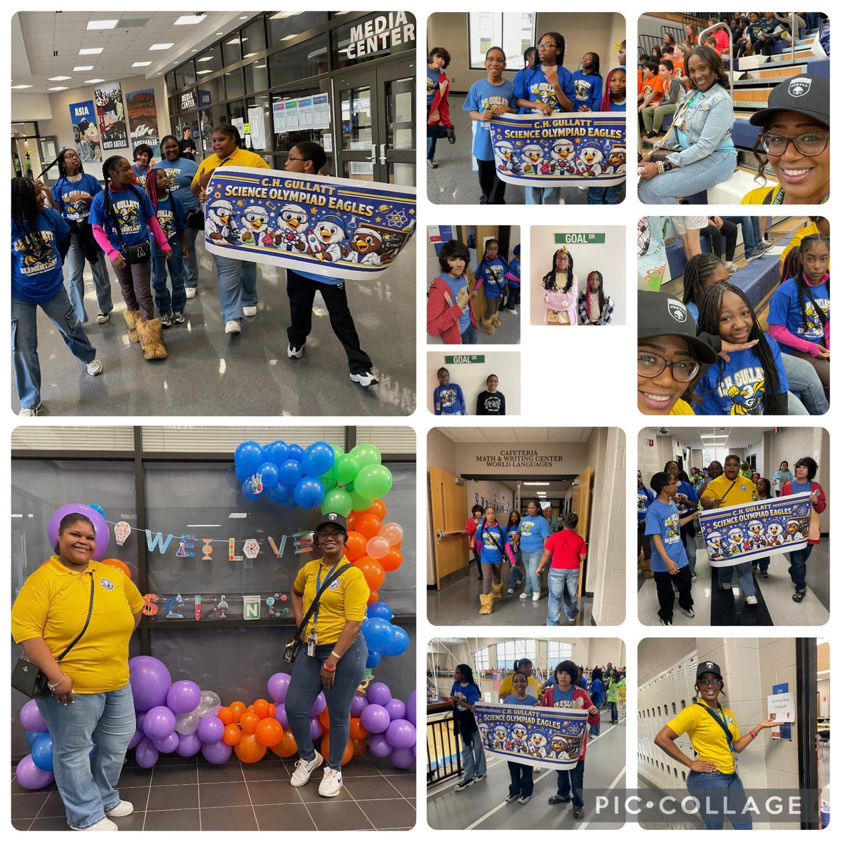 GullattES1's tweet photo. Gullatt Eagles are in the building! Let’s do some Science kiddos! Shoutout to our parents, faculty and staff for their support and dedication! Kudos to our students for taking the charge to get out here to learn something new and have fun at the Science Olympiad!🍎🎊 https://t.co/g05dufHbHR