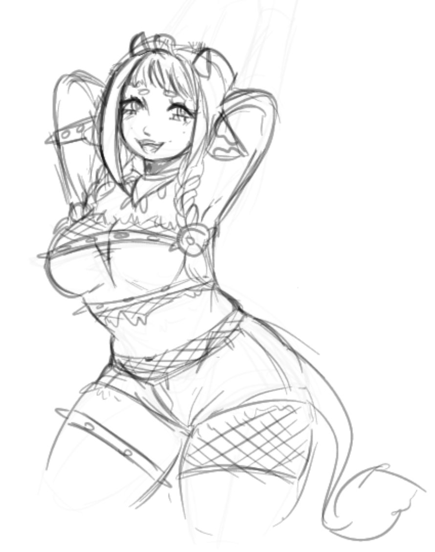 AntohPinia's tweet photo. Mara sketch wiiii, mi vaquita del diendi https://t.co/yxA44vPTmC