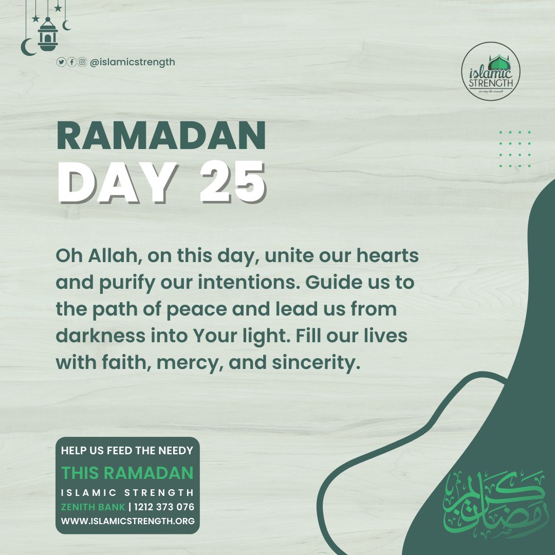 #Ramadan Day 25