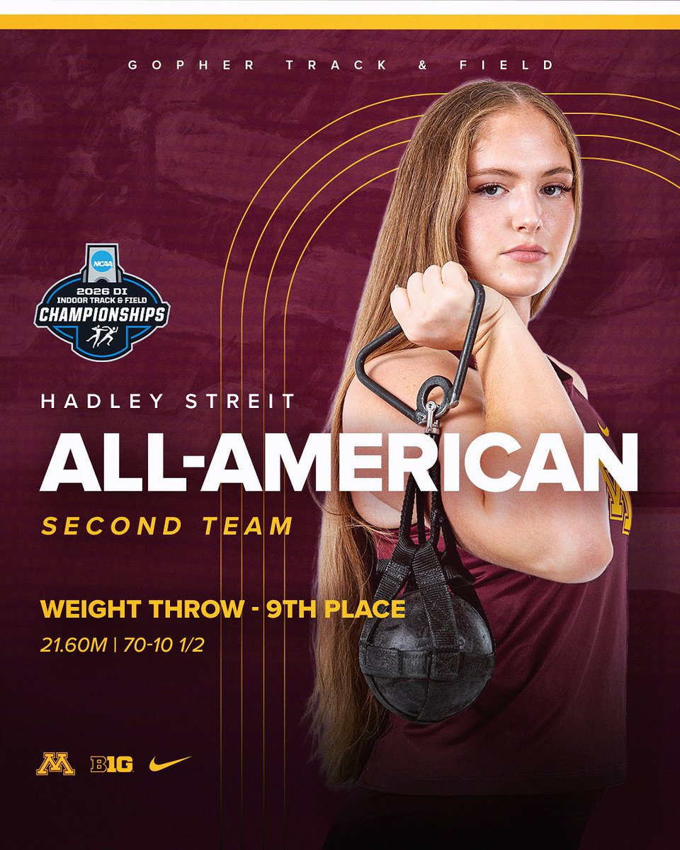 Minnesota Cross Country, Track & Field tweet media