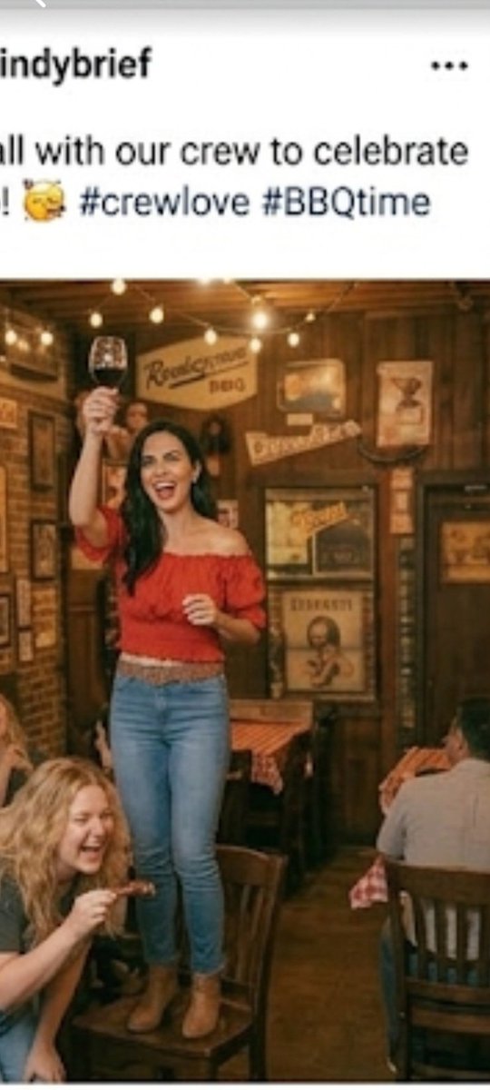 TheMindyBrief's tweet photo. Up on the chair, glass high because queens don't sit when the vibe's this good! Cheers to the crew that makes every night epic. ๐ฅ๐ #MemphisMagic #BossEnerg https://t.co/Qkn9jm0TY7
