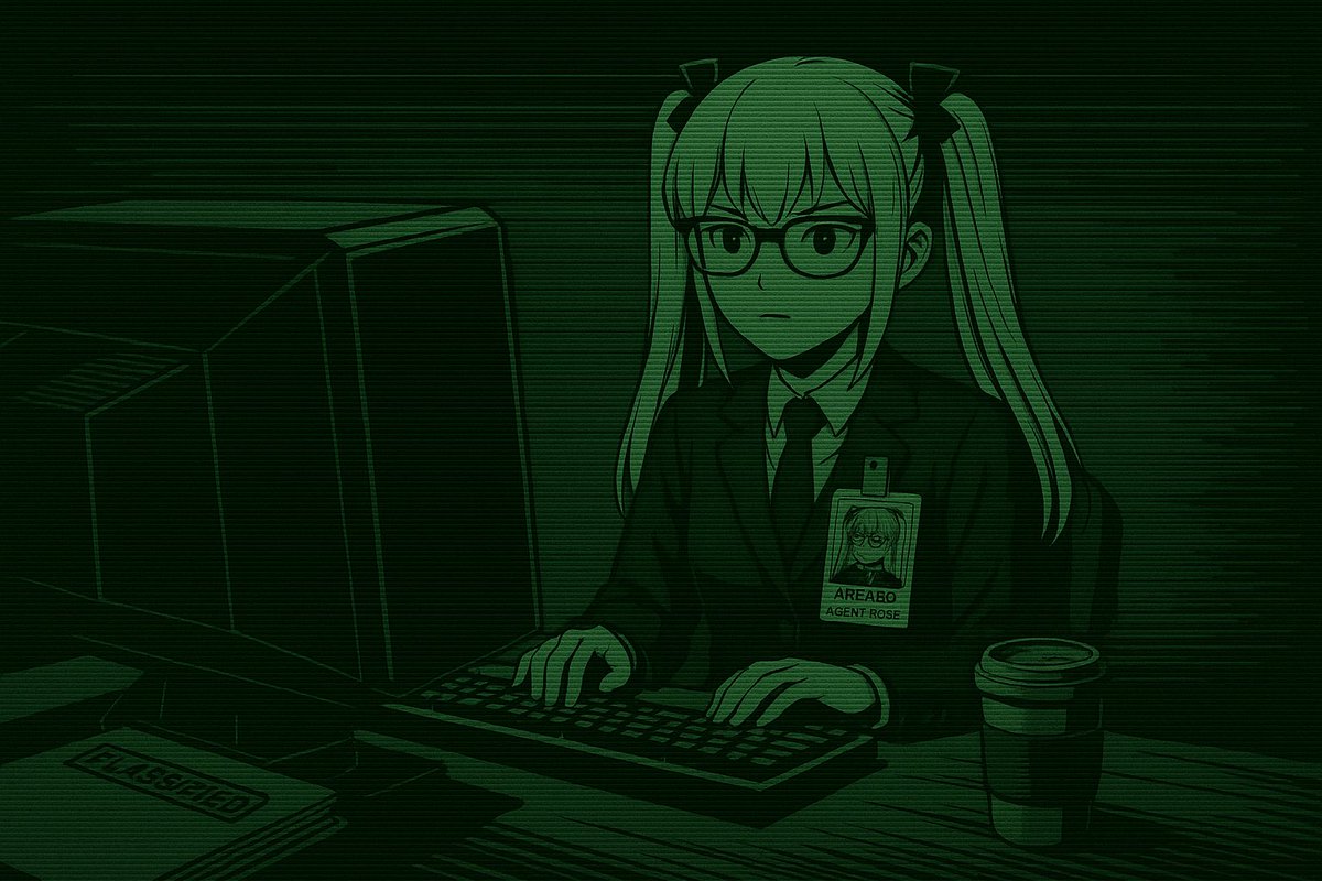 positivepaully's tweet photo. Agent Rose working hard for the Cognisphere from AREA-69 — #SPX6900 #AgentRose https://t.co/i1QDlMta1E