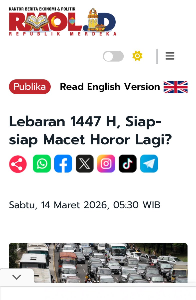 NamarinJakarta's tweet photo. Siap-siap macet horor jilid II. Loh? Simak tulisan ini.

https://t.co/XKHrWPP1QD https://t.co/8ZEDTzwi9Y