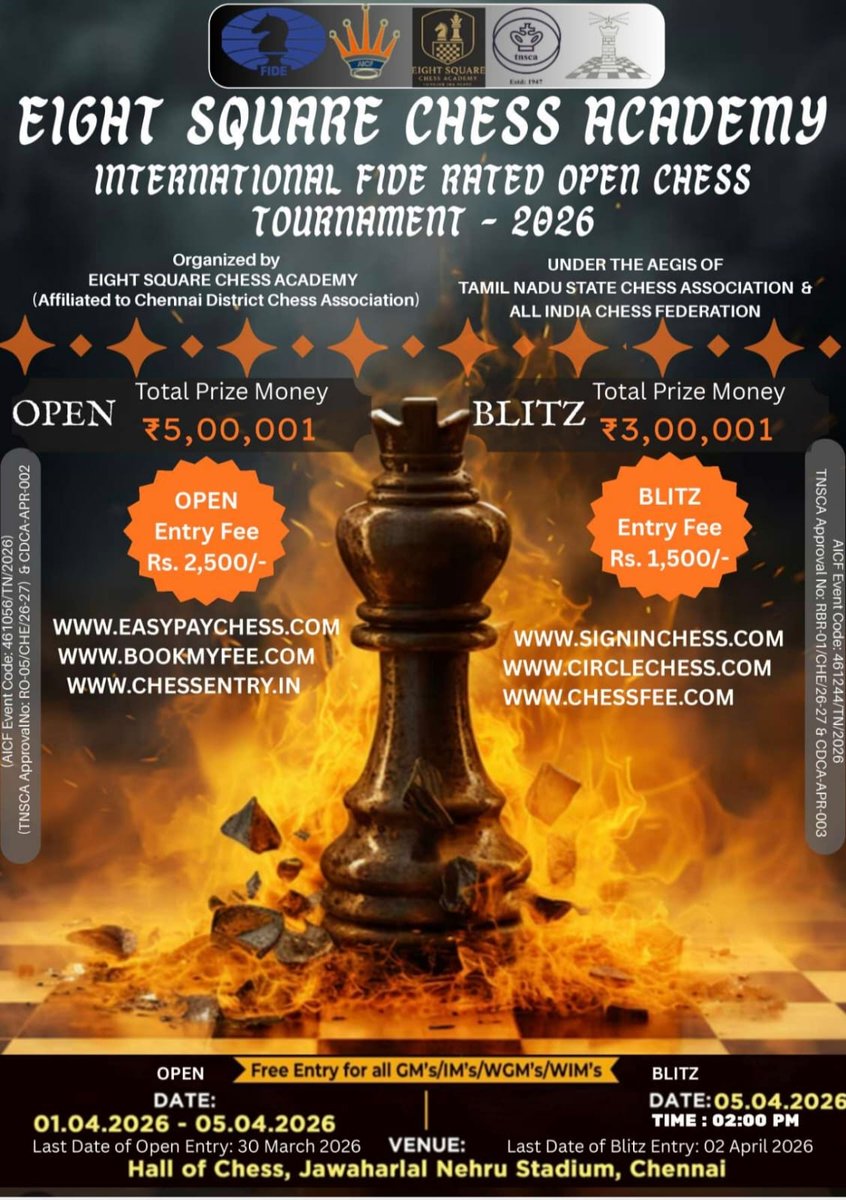 Capa_Coaching's tweet photo. For future chess news, please follow the WhatsApp channel - https://t.co/KzrQ0AXCo7 https://t.co/vFkisViNVw