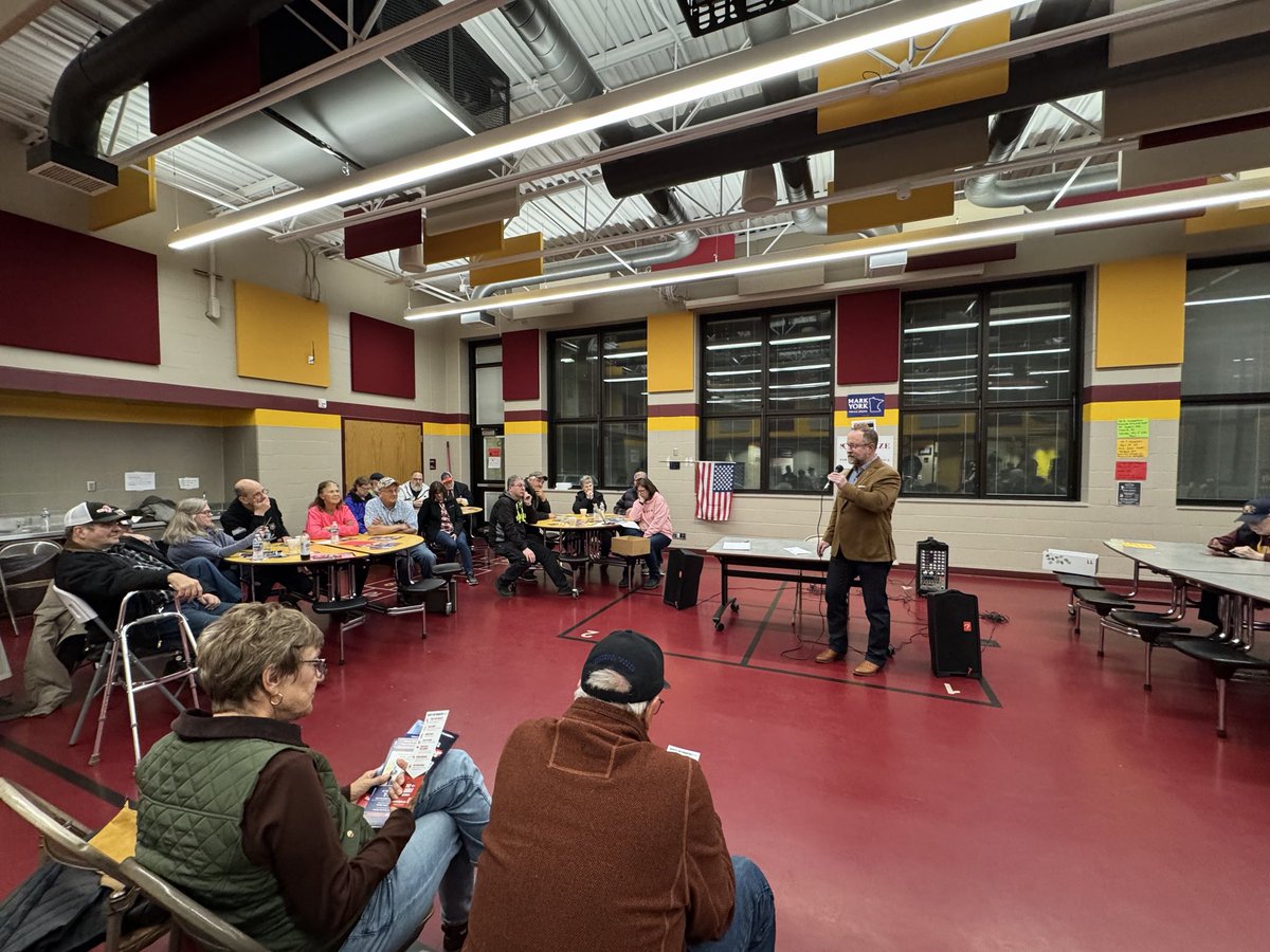 DHughesCongress's tweet photo. Thank you to the Swift County Republicans for the opportunity to share my vision for what needs to be done when I’m elected to Congress to represent my hardworking neighbors in Minnesota’s 7th Congressional District. 🇺🇸

One of the questions I was asked was about reforming Social Security. I was honest: none of the options are attractive.

• Raising the eligibility age  
• Raising the already scandalously high payroll tax  
• Reducing benefits

But the worst option of all is doing nothing.

Washington politicians have known this problem was coming for years and chose to ignore it. Kicking the can down the road only makes the solutions harder and more painful for the next generation.

We must confront the challenge now, not later. Responsible leadership means telling the truth, tackling tough problems, and protecting the promises made to seniors while ensuring the system is there for our children and grandchildren.

Thank you again to the Swift County Republicans for the thoughtful conversation and for caring about the future of our country. 🙏

#MN07