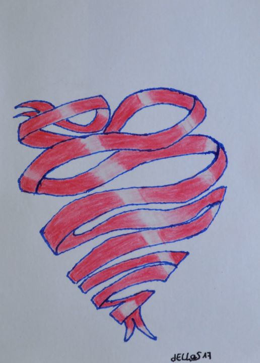Art of the Day! "Herzband". Buy at: ArtPal.com/Art-dELLaS?i=1…