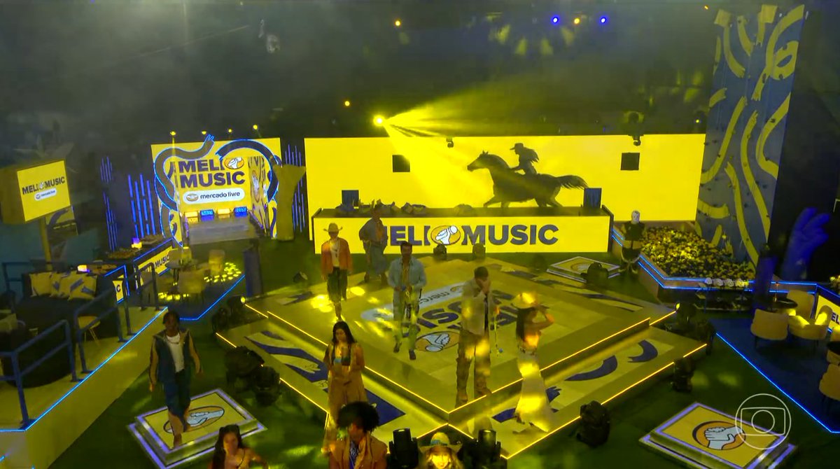 A Ana Castela passando no telão #BBB26