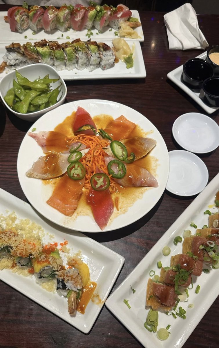 first time having sushi during ramadan 😩