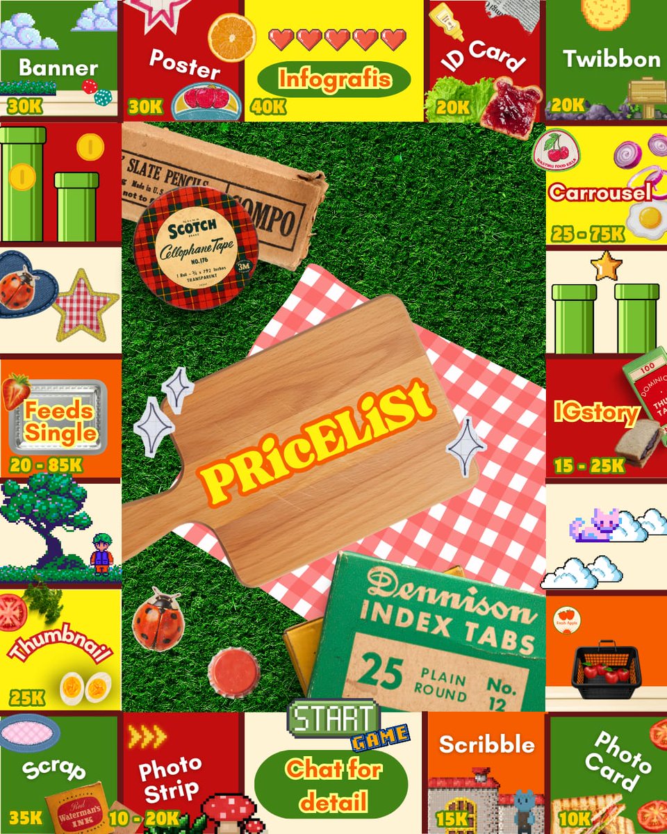 m00berry89400's tweet photo. ༘⋆🍎 SPECIAL RAMADHAN, ALL 30% OFF⋆🍎🥧💭 ⋆

Infografis, poster, id card, twibbon, photo edit, kebutuhan sosmed, etc. 

──★ ˙🍓 ̟ !! legowww order di Bloom sekarang ✅

☎️
https://t.co/nFtql6TyNX

#jasadesain #zonauang #desaincommision #jokidesain https://t.co/FDzvVK69m7