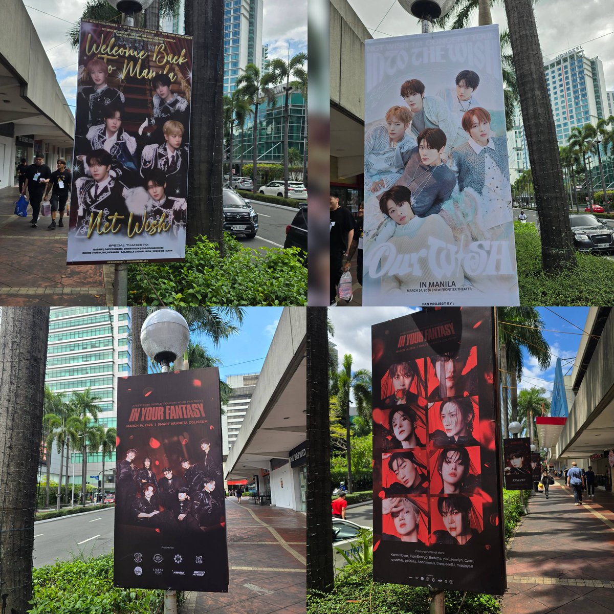 NCT WISH and ATEEZ live tonight in Araneta City.