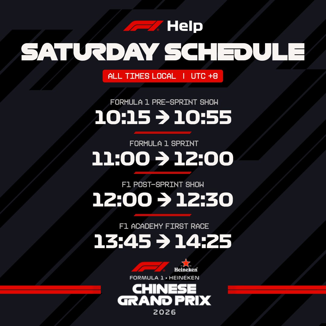 The Official F1® Help Channel tweet media