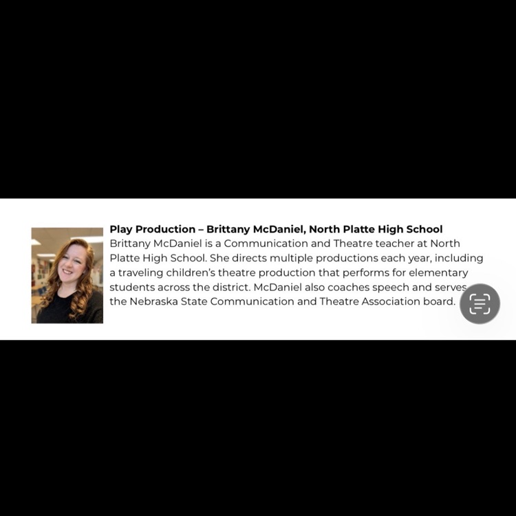 nphs_bulldogs's tweet photo. Congratulations to Brittany McDaniel for being awarded NSAA Champion for Coaches honoree for Play Production! Thank you for everything you do! https://t.co/K8vZA2rDMK