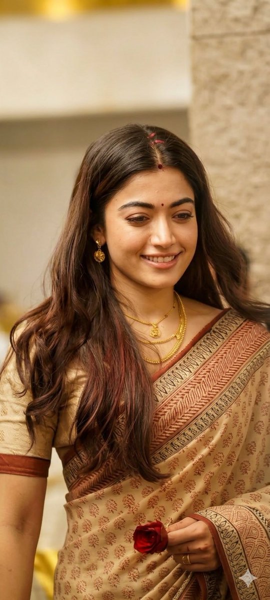 She paints the world softer, brighter, and infinitely more beautiful with her enchanting smile 💖
<a href="/iamRashmika/">Rashmika Mandanna</a>
#RashmikaMandanna