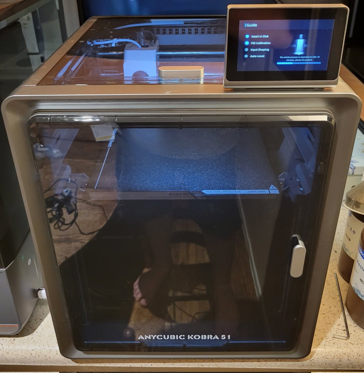 ashenfoundry's tweet photo. Workshop upgrade today.

Moved from a Kobra 3 V2 to a Kobra S1.

Looking forward to seeing what it can do with terrain prints. https://t.co/ll4683conG