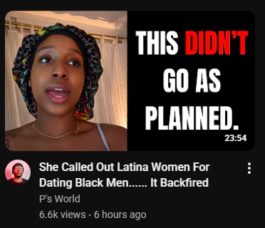 KingLohengramm's tweet image. LOL, the Youtube brothers are just catching on
It's extremely weird how #DrUmarsQueens be very mad when women are happy to be with us
They will also be happy when those same women don't like black men
They'll then think black men don't notice