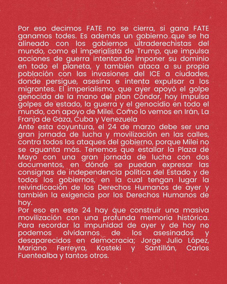 ¡Ya Basta! Filo tweet media