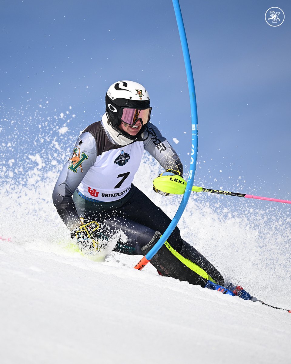 UVMSkiing's tweet photo. Day 3⃣ from the 2026 #NCAASki Championships &amp; the Catamounts took home 3⃣ All-American citations as the alpine portion of the campaign wrapped up. #LetsRally https://t.co/hYuCIfnbQz