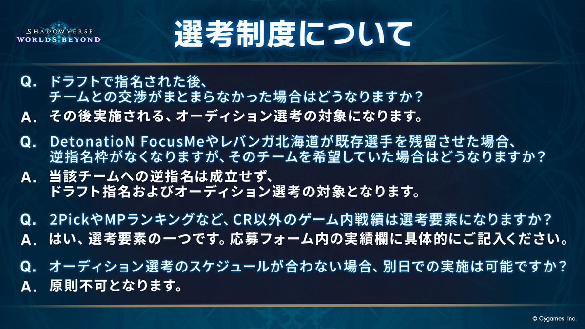 Shadowverse Premier Series tweet media