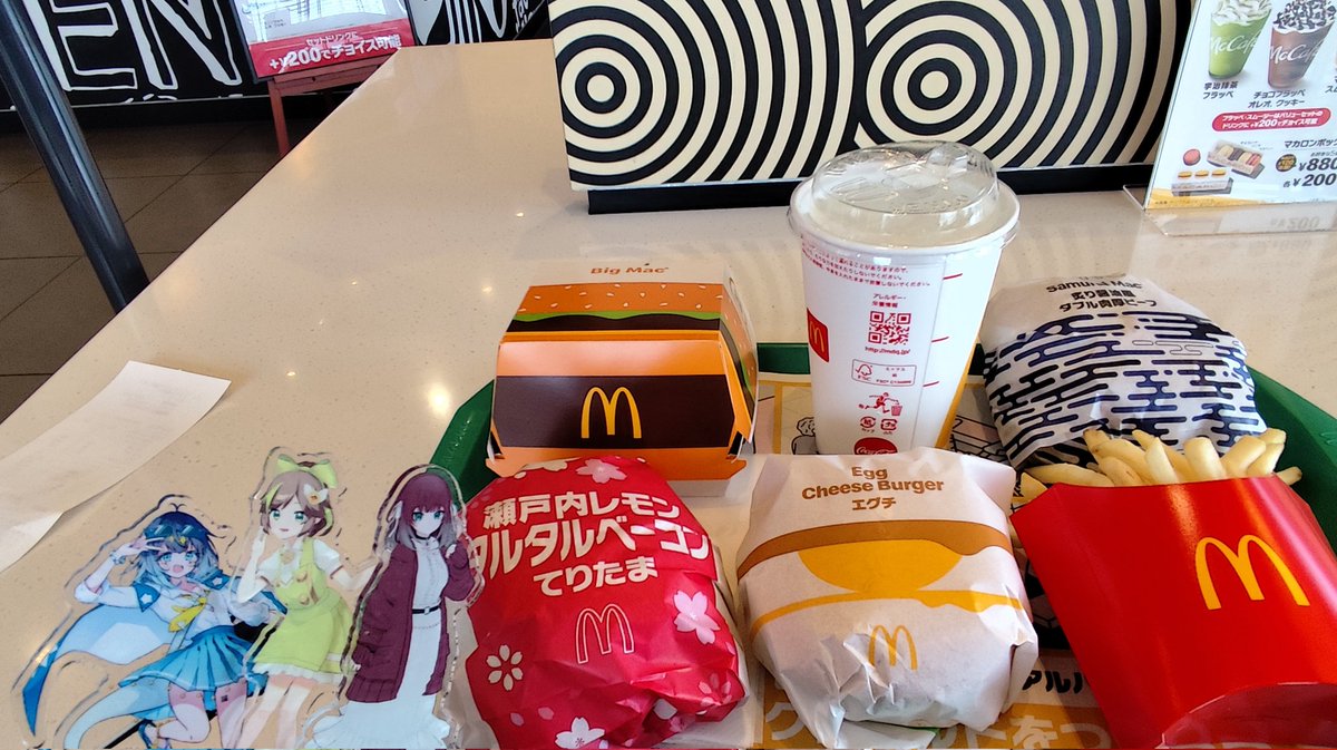 くじさきちゃん(<a href="/kuzichaki/">くじさき</a>)と茅花ななちゃん(<a href="/tsubana_nana/">茅花なな | Tsubana Nana</a>)と朱灯となみちゃん(<a href="/akatotonami/">朱灯となみ</a>)の3人と小乃谷いちるちゃん(<a href="/konoya_ichiru/">小乃谷いちる</a>)が爆食したメニューを実際に食べてみたくじ( ⸍ɞ̴̶̷ ·̫ ɞ̴̶̷⸌ ) これを完食したいちるちゃんすごいくじ( ⸍ɞ̴̶̷ ·̫ ɞ̴̶̷⸌ )  #SUZUNONE