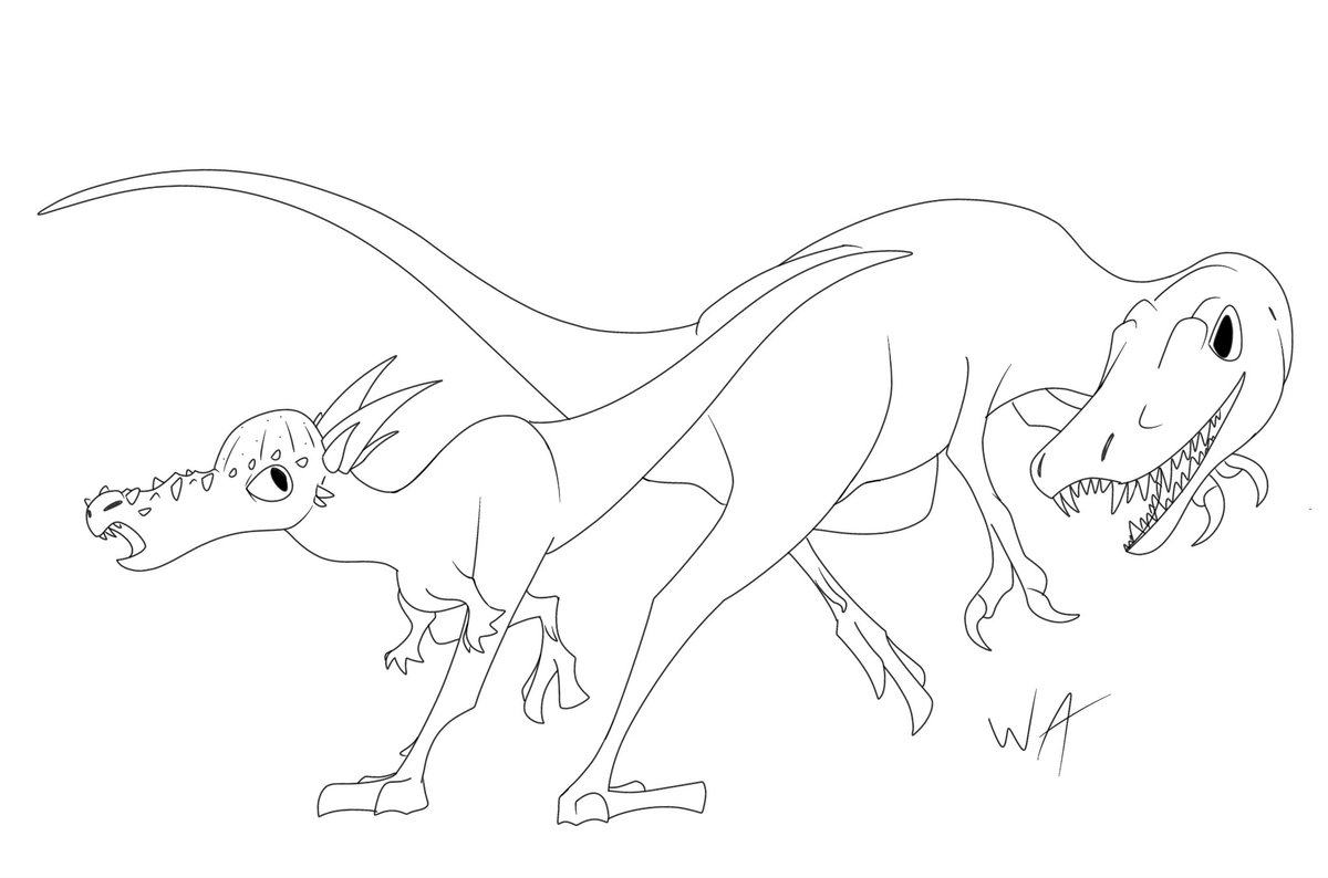 SaurusAurus740's tweet photo. Nanotyrannus and Stygimoloch should get a roadrunner style T.V. show https://t.co/v7vgajIIGS