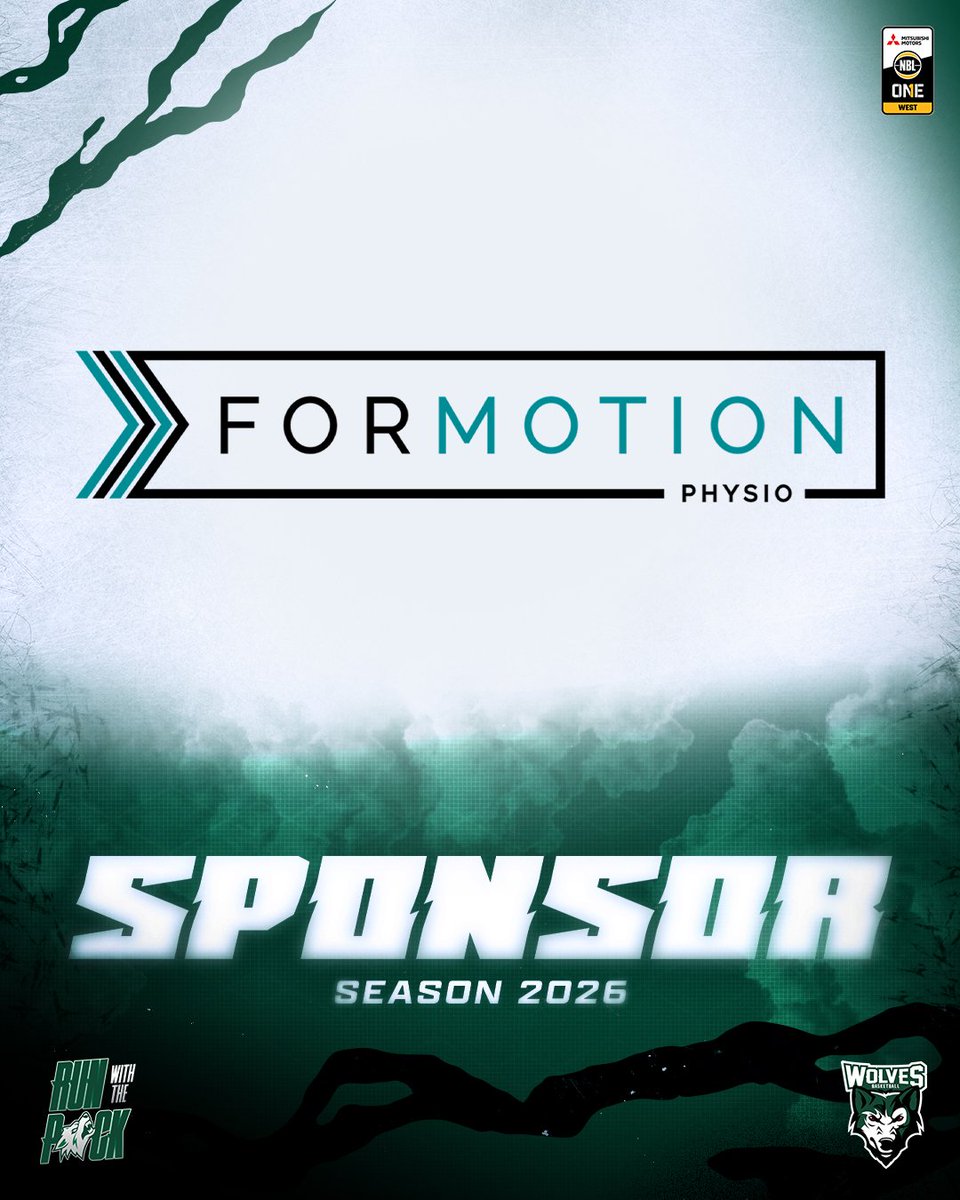 Formotion Physio has re-signed as a Delivery Partner for the upcoming NBL1 West Season! 🐺

You can read more about Formotion Physio at the link below!

🔗: bit.ly/3N1sPOi

To sponsor The Pack in 2026, email sponsorship@wolves.asn.au today!

#NBL1 #Wolfpack #Joondalup
