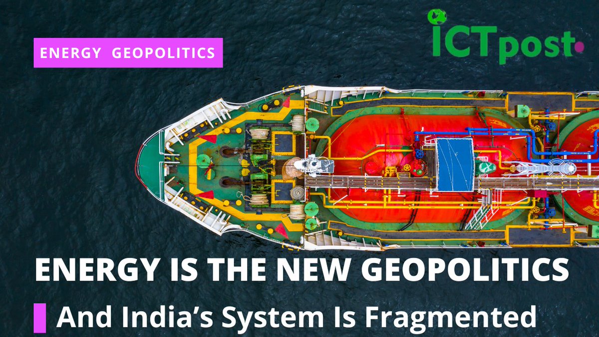 ict_post's tweet photo. Nearly 20% of global oil passes through the Strait of Hormuz. India imports 85% of its crude, yet energy policy is split across 10 ministries. In an era of weaponized energy, that’s a strategic vulnerability.
 https://t.co/TyVvGelbKX #IranCrisis #StraitOfHormuz #OilMarkets https://t.co/gZZowXjkc0