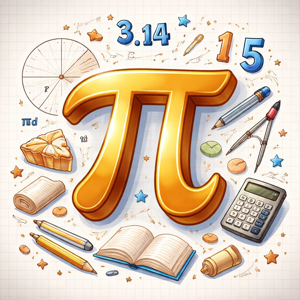 RHSTUDYZONE's tweet image. The symbol π represents the ratio of a circle’s circumference to its diameter. No matter how big or small a circle is, this ratio is always the same, and its value is approximately 3.14159…. Pi is an irrational number, which means its decimal representation continues infinitely