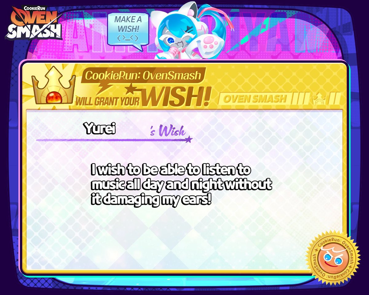 YureiHeart's tweet photo. @CROvenSmash I just love listening to music #OvenSmash_Wish #CookieRunOvenSmash https://t.co/lBOtU4wzIC