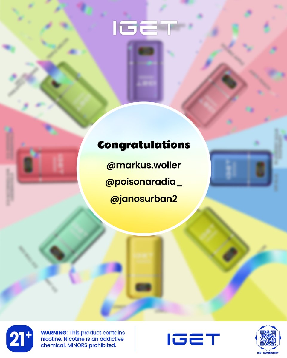 🎉🎉🎉Thanks to all the participants. It's time to announce the winners!💥
Let's congratulate the following lucky fans:

<a href="/markus/">markus</a>.woller
@poisonaradia_
@janosurban2

For those fans who didn't win, stay tuned to our campaign!
We will surprise you from time to time! 🎉💥