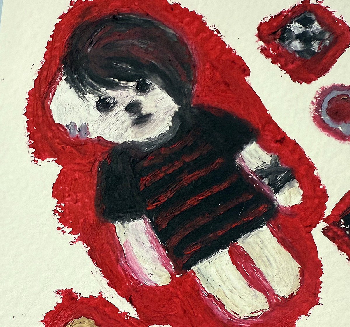 오일 파스텔로 그린 원화 질감을
그대로 살려 만든 스티커라니 너무 멋지다..
 
지뢰계 말티즈와 EMO 말티즈래요