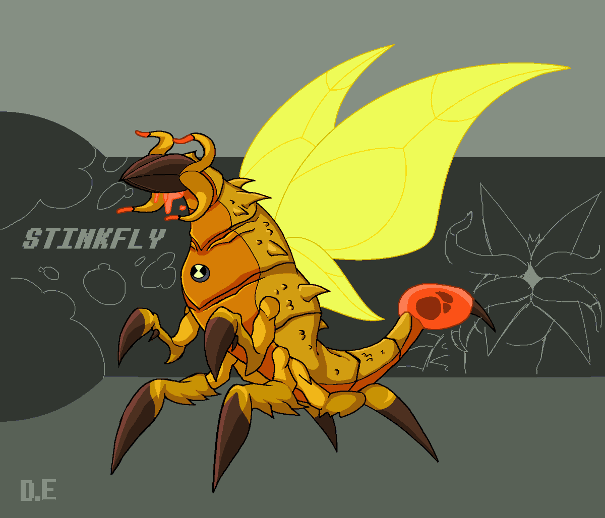 DEADENDED2007's tweet image. hise otra publicacion porque la sombra del anterior me quedo comoel picoooo

#ben10 #stinkfly #ben10fanart #reviveben10