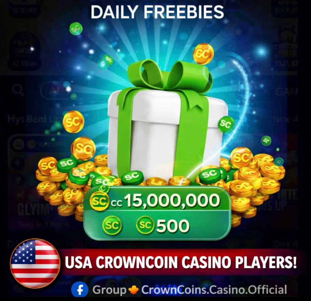 CrownCoins Casino Bonus tweet media