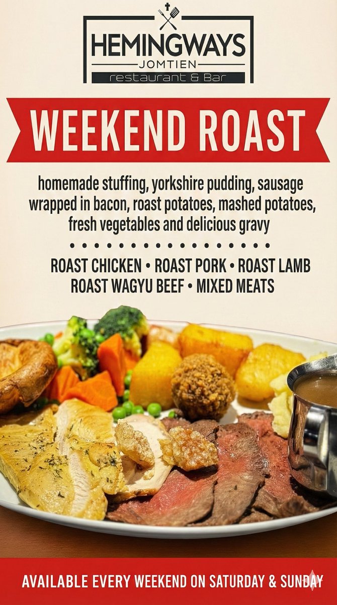 Hemingways • Jomtien tweet media