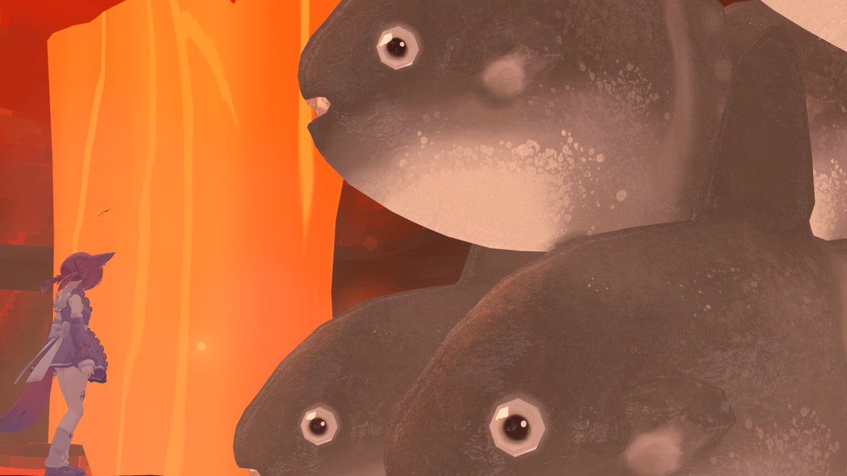 darekanosabuvrc's tweet photo. 劇場版「fish!」マンボウの逆襲　#VRChat #FISH https://t.co/eXP3F96YmZ