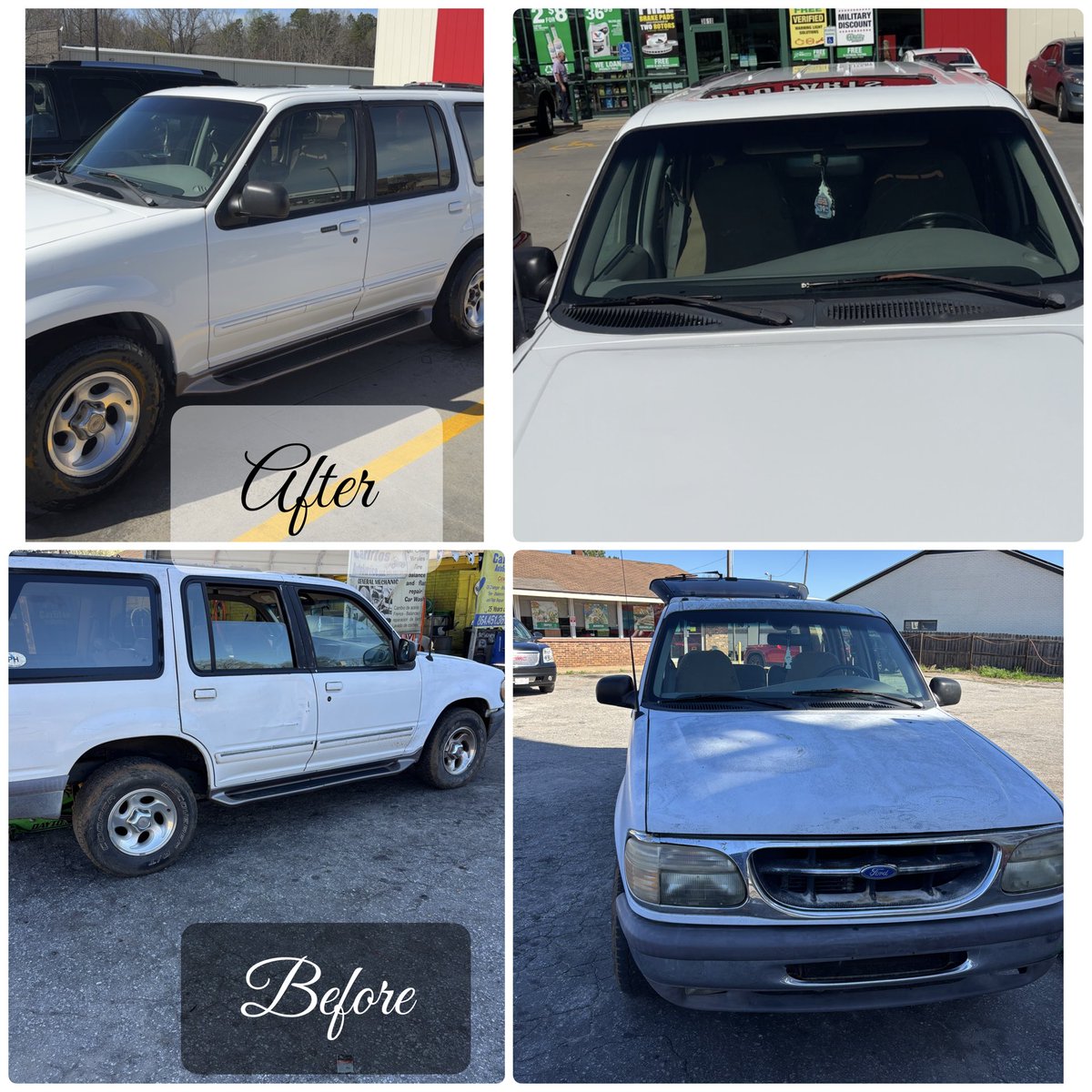 TheReal_Vio's tweet photo. Got the explorer ready .!! The Honda sold ! A and g auto we get cha rolling ! Fresh paint job and new tvs in all our cars 🚗! https://t.co/NXkh0lzRjj
