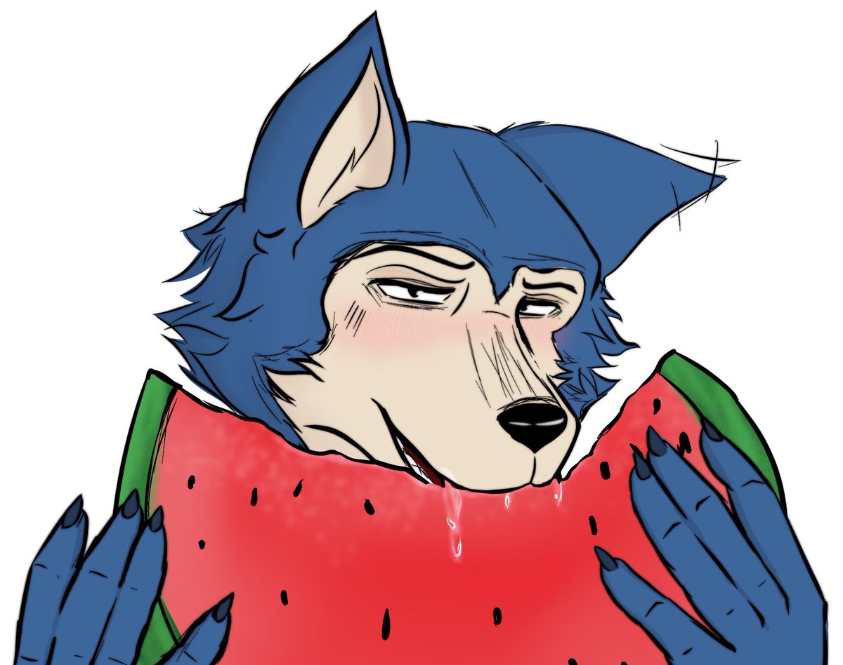 markss_art's tweet image. the 🍉 trend with legoshi ofc
#legoshi #furryartwork #watermelon