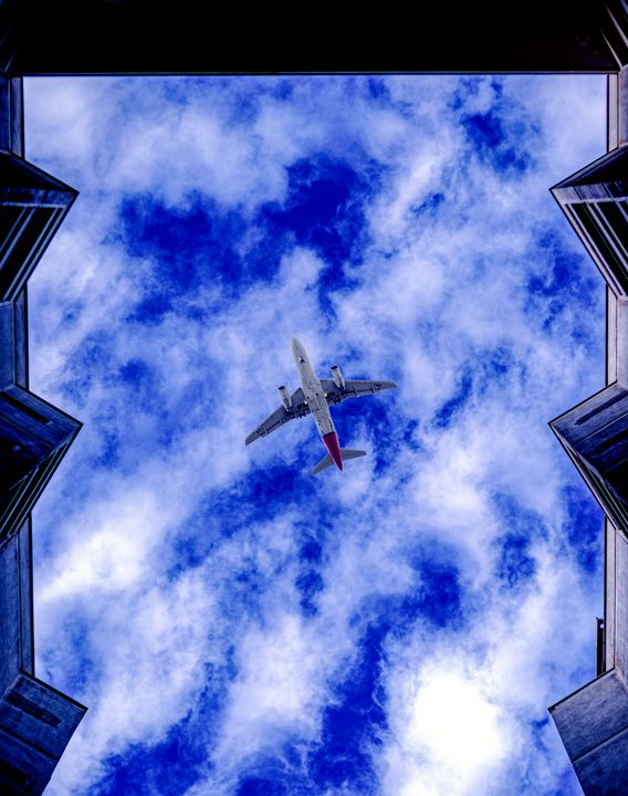 NLathiotakis's tweet photo. Art of the Day! ""Planes above our heads"". Buy at: https://t.co/pFNh30fDe6 https://t.co/7AqcNAkMsM