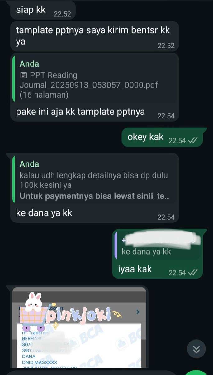 Pink | joki tugas & tutor trusted since 2022 tweet media