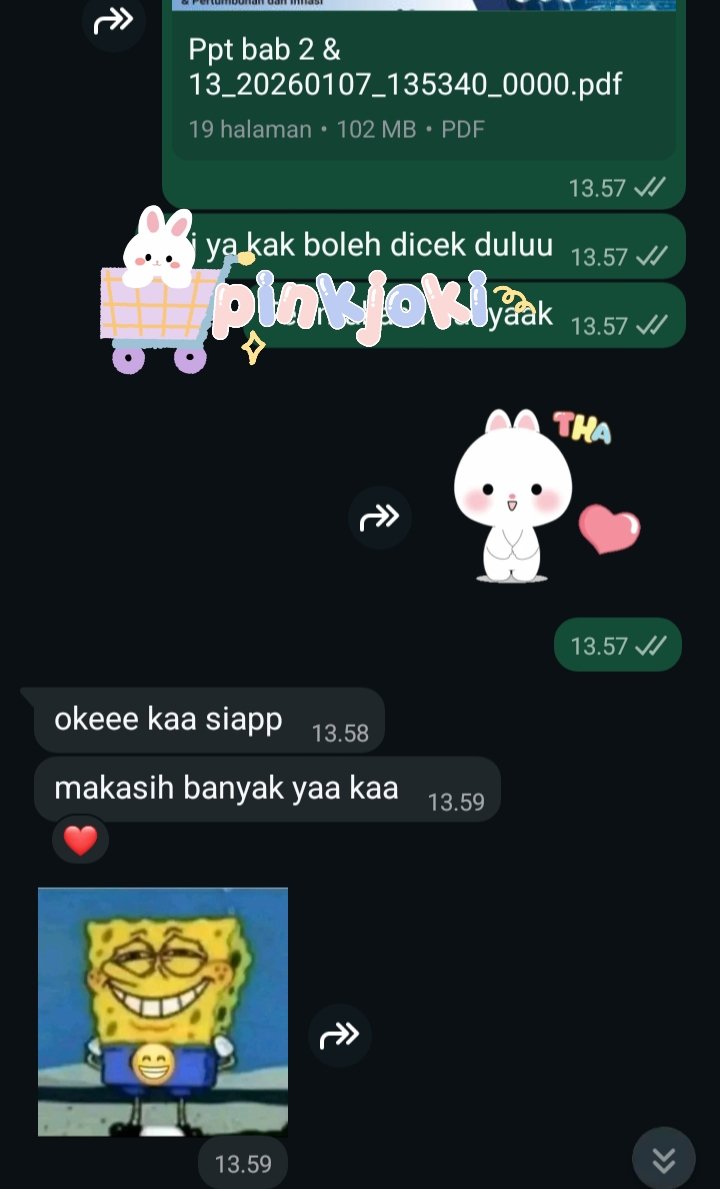 Pink | joki tugas & tutor trusted since 2022 tweet media