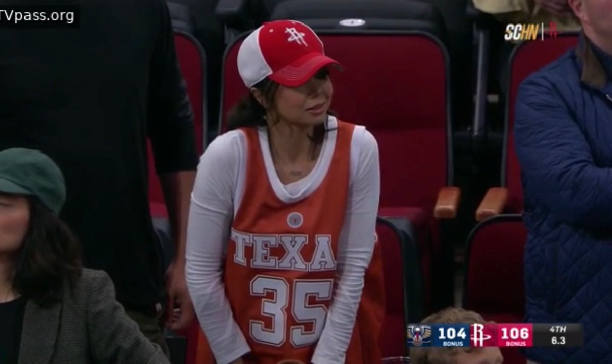 They really threw my wife on the Houston Rockets telecast lmao