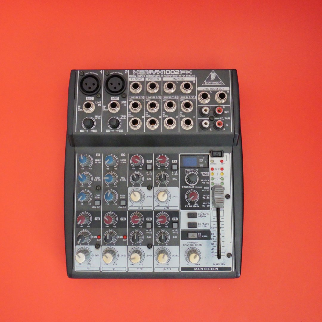 loormedia's tweet photo. OBJeCT 009
MIXER BEHRINGER XENYX 1002FX
LOOR MEDIA

#loormedia 
#OBJeCTS 
#Behringer
#Mixer
#XENYX1002FX https://t.co/LmYBYKlycP